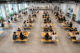 รายละเอียดวัสดุไม้ยางพารา โต๊ะโรงอาหาร PARA-J สีอุทธรรม